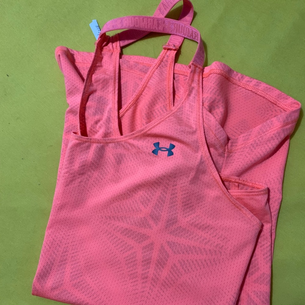 Athletic racerbank tank top